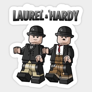 LEGO Laurel and Hardy Sticker